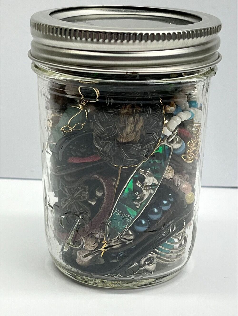 C- Boho Bliss Mystery Jewelry Jar Great Mix Of Beautiful Boho Wearable Jewelry